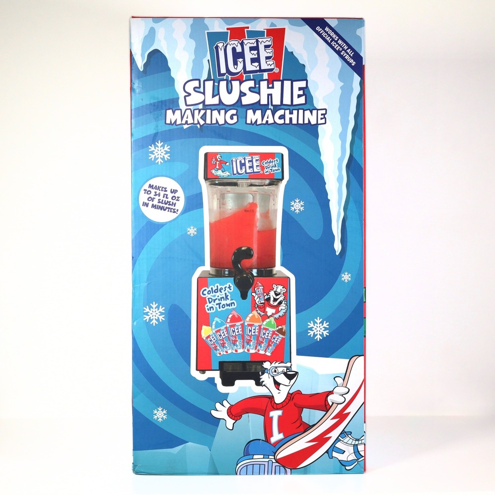 ICEE Slushie Making Machine Red Blue Retro Countertop Party Home